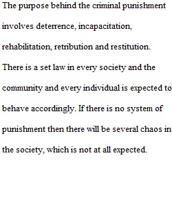 Rationales For Punishment